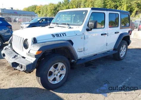 2018 Jeep Wrangler Unlimited Sport S 4X4 from USA, damaged, VIN 1C4HJXDG9JW296716